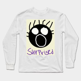 Surprised Baby Face Long Sleeve T-Shirt